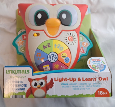 Fisher-Price Linkimals Light-Up & Learn Owl Interactive Musical Learning Toy