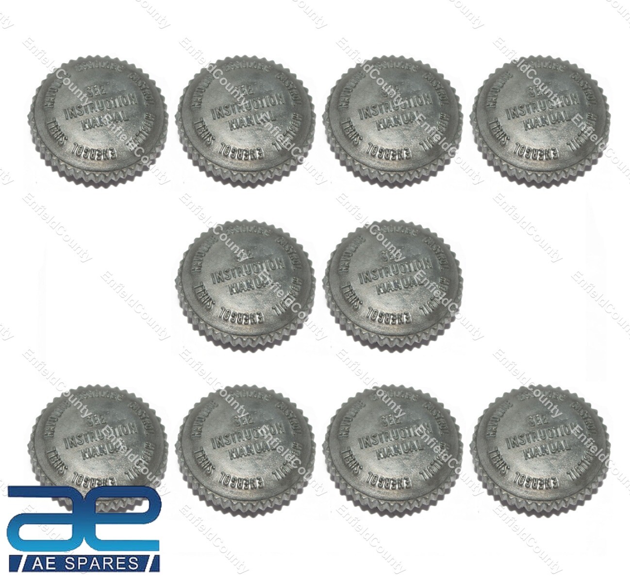10 x Inspection Oil Tank Filler Cap For BSA A7 A10 B31 B32 B33 