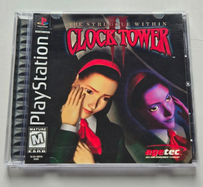 NEW Replacement Case Clock Tower II The Struggle Within (Playstation) PS1