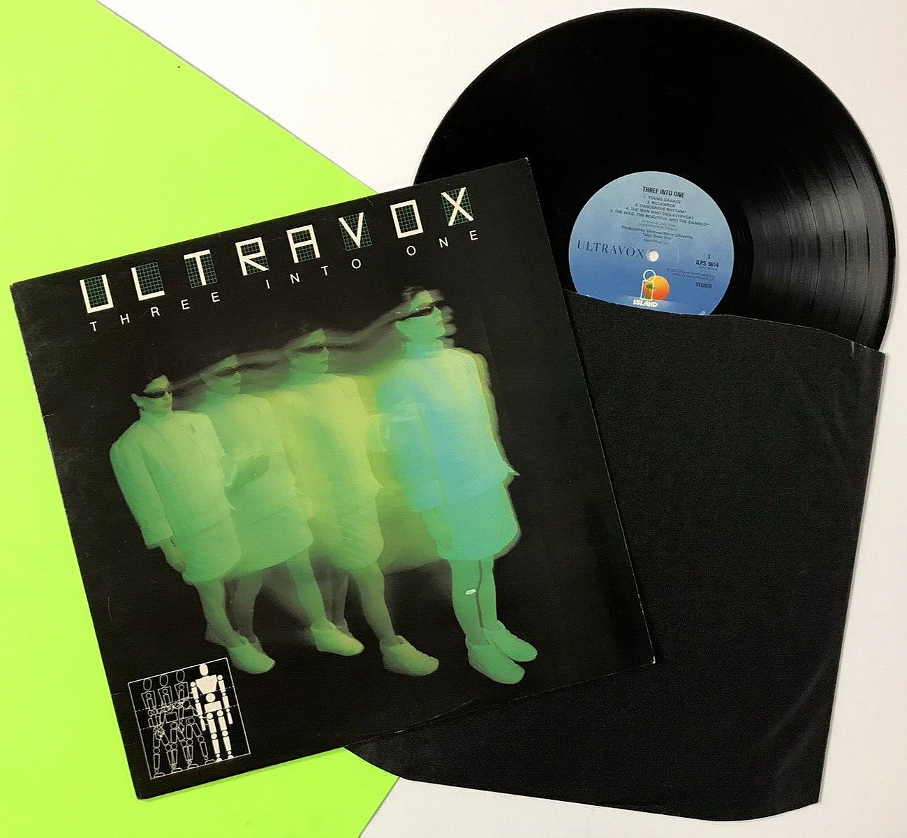 【良好品】 ULTRAVOX Three Into One 1980 U.K. IMPORT COMPILATION LP 洋楽