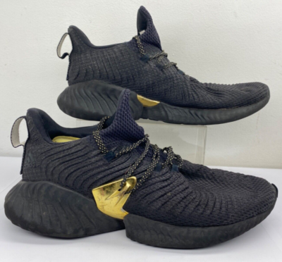 Adidas AlphaBounce Instinct M Gold EF0867 Men s Size 10 Black Running Shoes