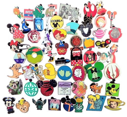 Disney Pin Trading Lot Of 30 Assorted Pins - Brand New - No Doubles - Tradable