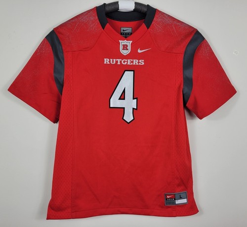 えねごりさま専用キャブス#4 モーブリーGame JerseyXL Rutgers Scarlet Knights #4 Nike Team Football NCAA Jersey
