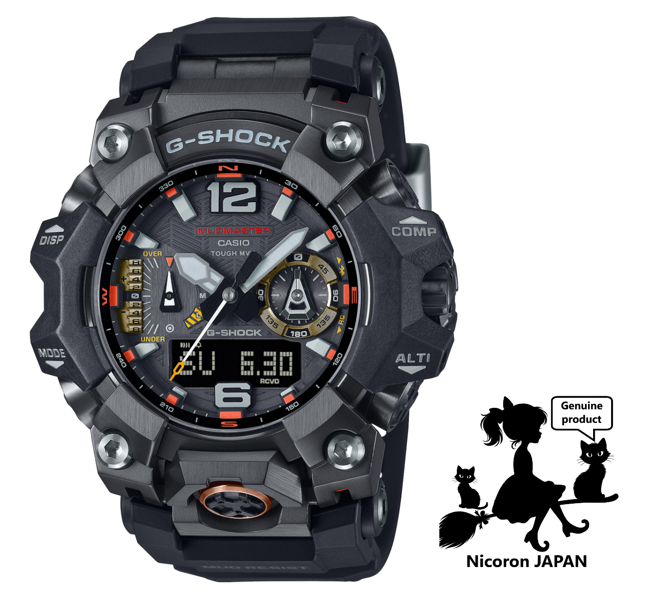 G-SHOCK Gショック　MUDMASTER GWG-B1000EC1AJF CASIO G-SHOCK Men's Watch GWG-B1000EC-1AJF MUDMASTER Birthday gift