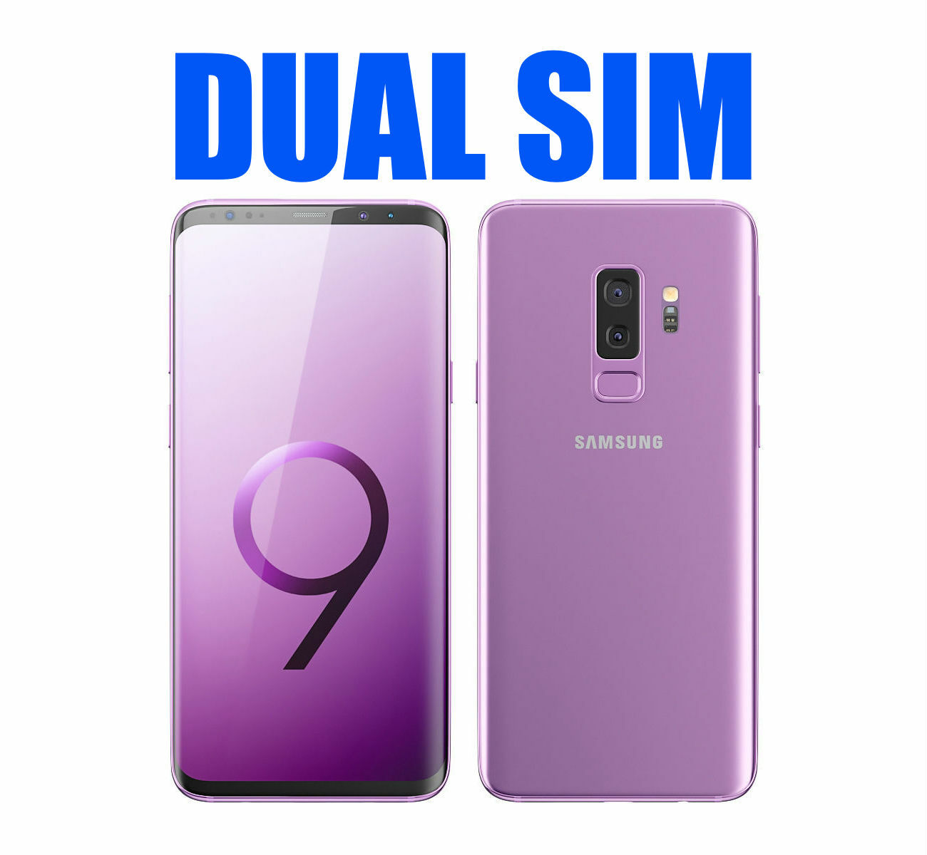 Samsung Galaxy S9 Plus SM-G9650 Dual Sim 64GB 128GB Unlocked Lilac Purple | eBay