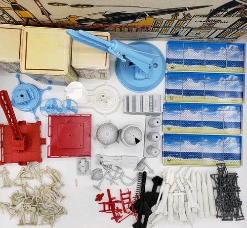 Vintage Marx Atomic Cape Canaveral Missile Base Toy Playset 4521