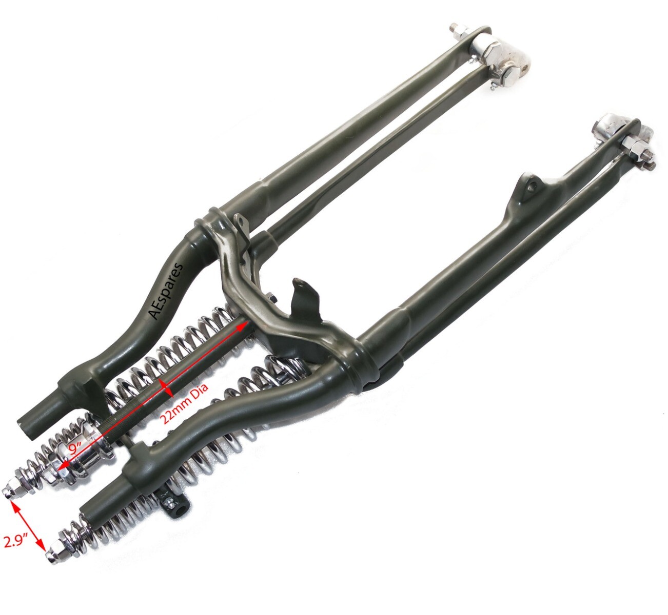 Fits Harley Davidson WL WLA WLC WWII Military WD Green Colour Girder Fork 