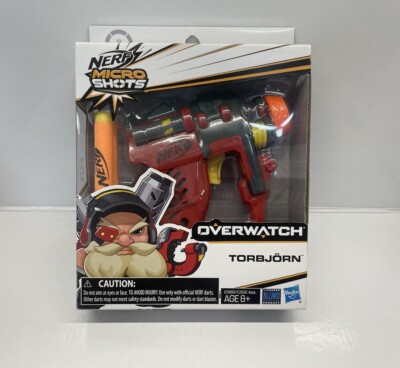 Overwatch Torbjorn NERF Micro Shots Blaster Blizzard Hasbro