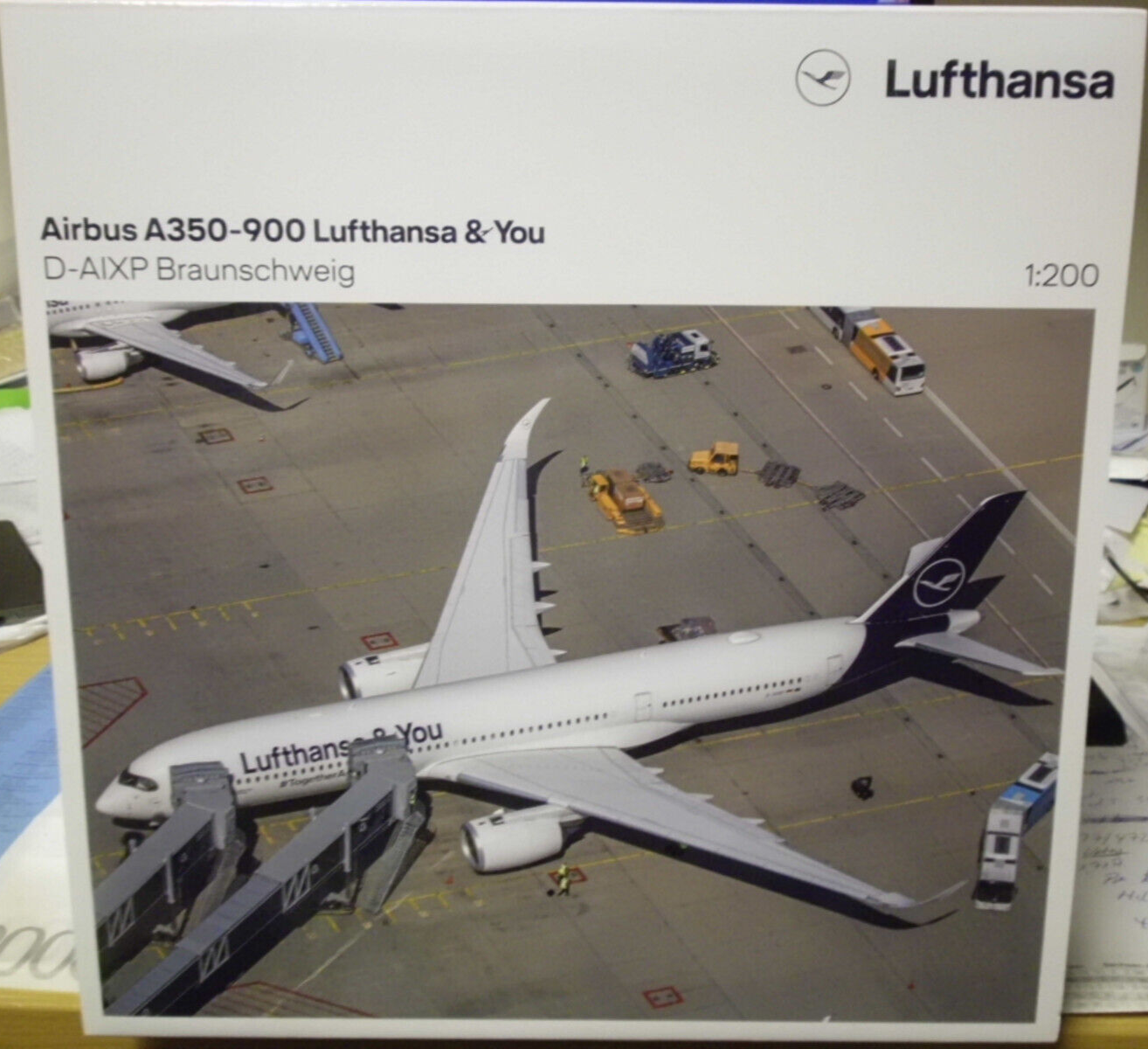 Herpa 1:200 572026 Lufthansa Airbus A350-900 “Lufthansa