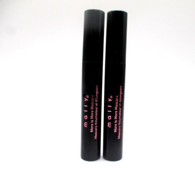 Lot/2 Mally More Is More Mascara ~ Black ~ 2 x 0.31 oz
