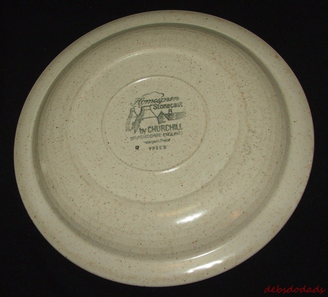 Two Replacement Homespun Stonecast By Churchill Tree Pattern 10