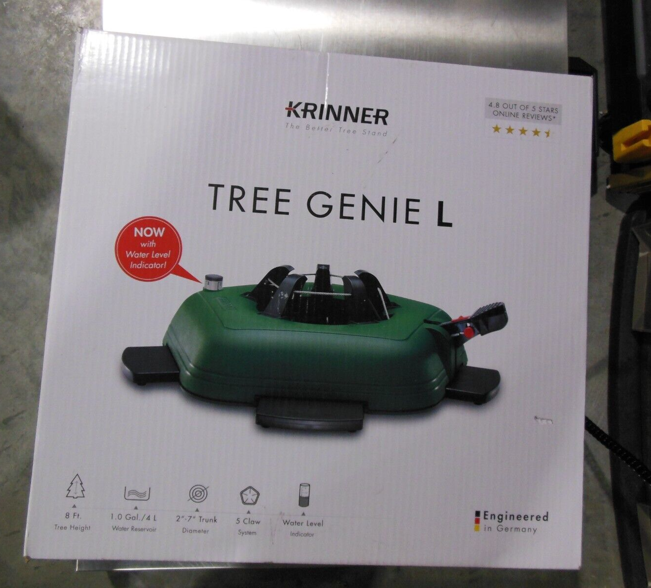 KRINNER THE BETTER TREE STAND TREE GENIE L W/ WATER LEVEL INDICATOR