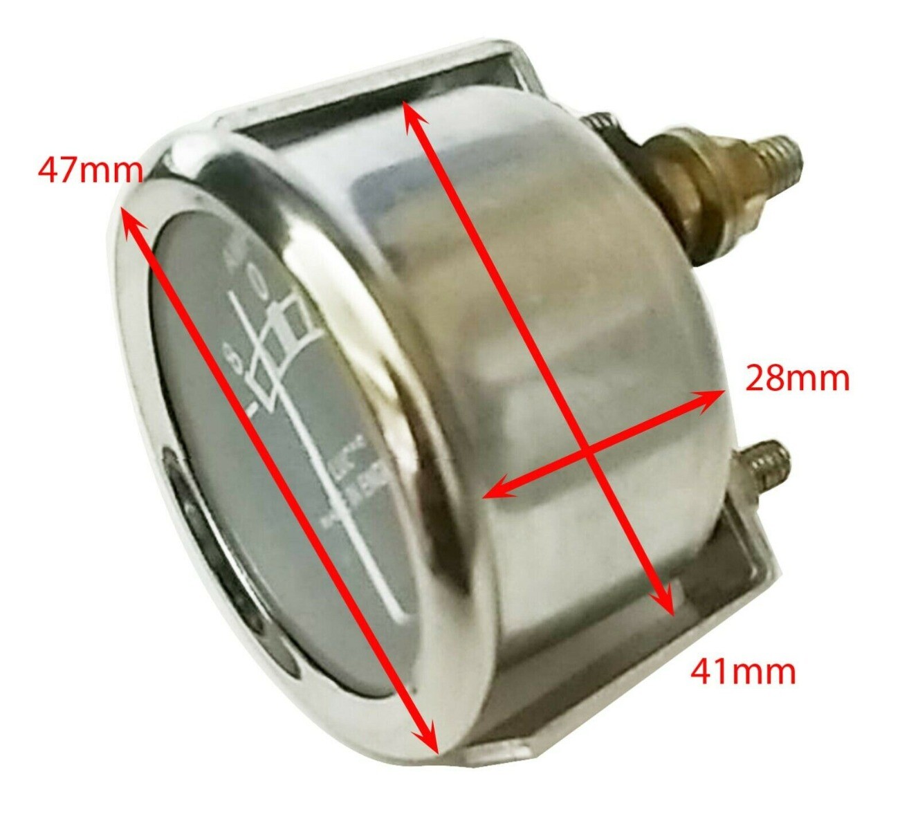 8 Amp Ammeter Ampere Meter Repro Lucas For Norton BSA Triumph Ariel AJS  