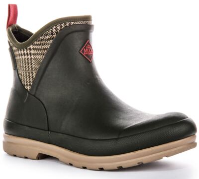 Pre-owned Muck Original Waterproof Rubber Overlay Neoprene Womens Boot Green Us 4 - 9