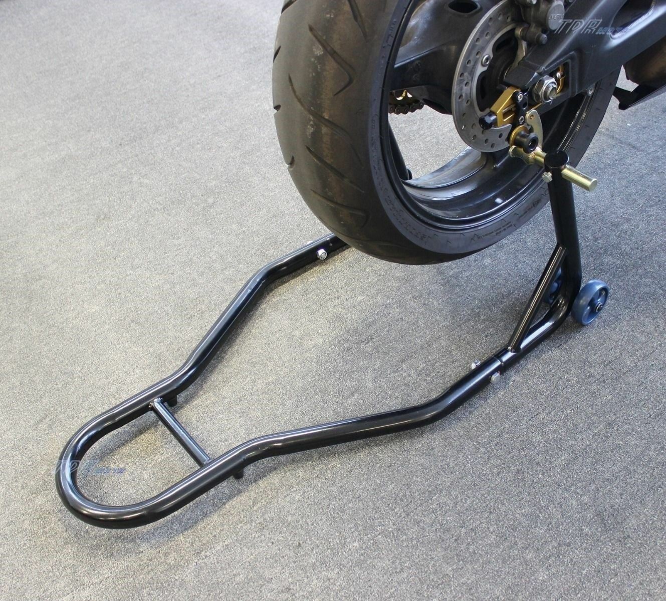 NEW Motorcycle Motorbike Rear Stand Paddock Race Lift Under Fork Bike