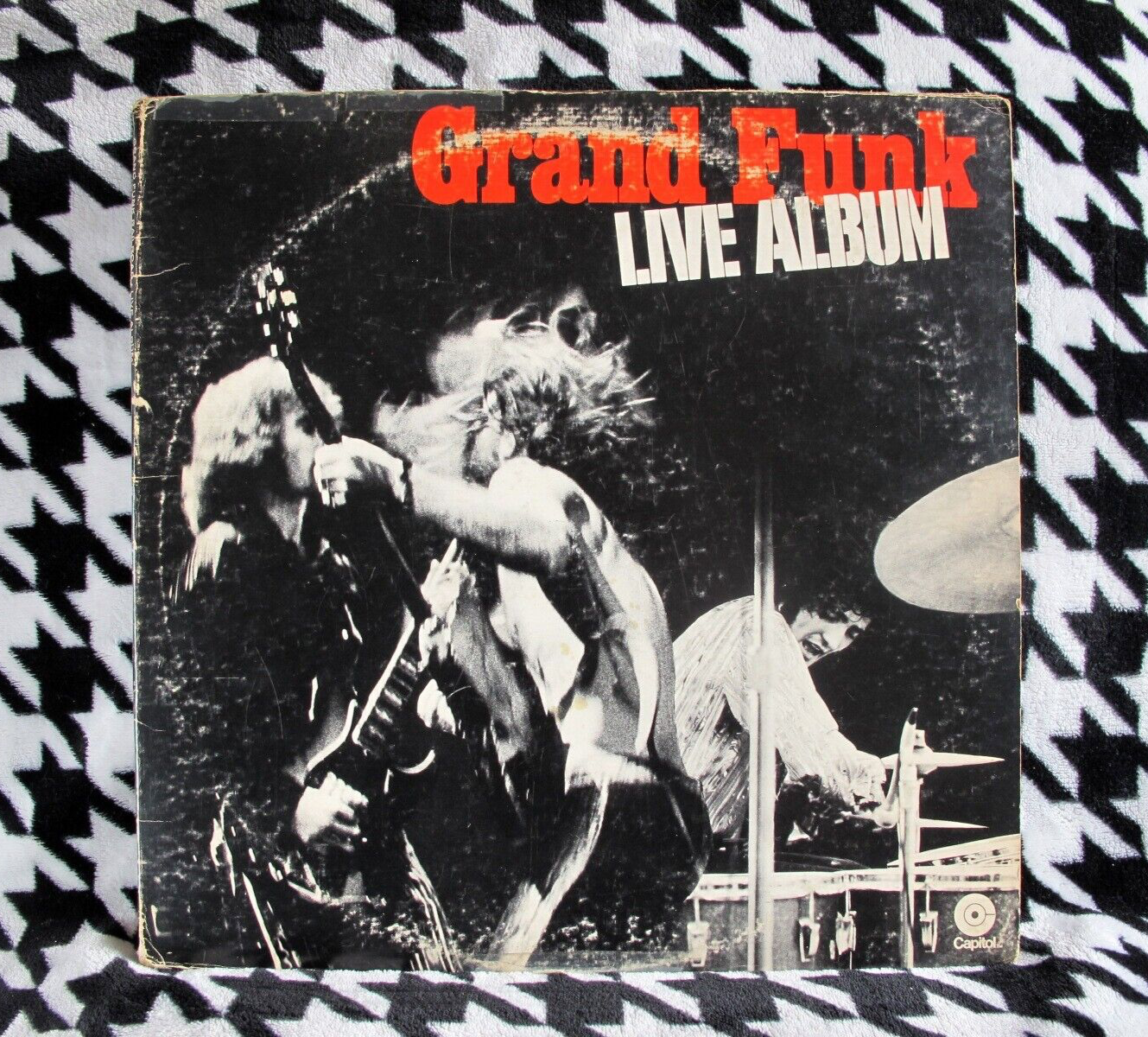 Grand Funk Railroad : Live Album 1970 Rock LP Vinyl Record SWBB