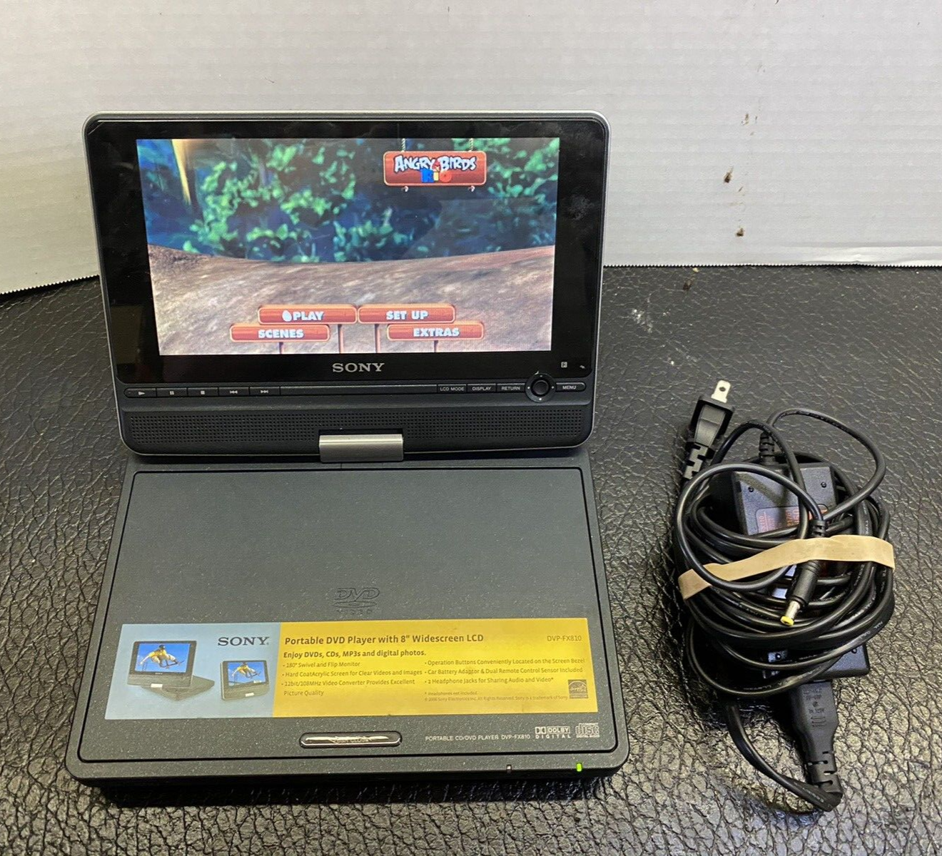 Sony DVP-FX810 Portable DVD Player Swivel Screen w/ Battery Sony DVP-FX810 Portable DVD Player Swivel Screen w/ Battery