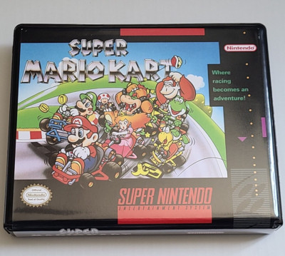 Super Mario Kart CASE ONLY Super Nintendo SNES Box BEST Quality Available