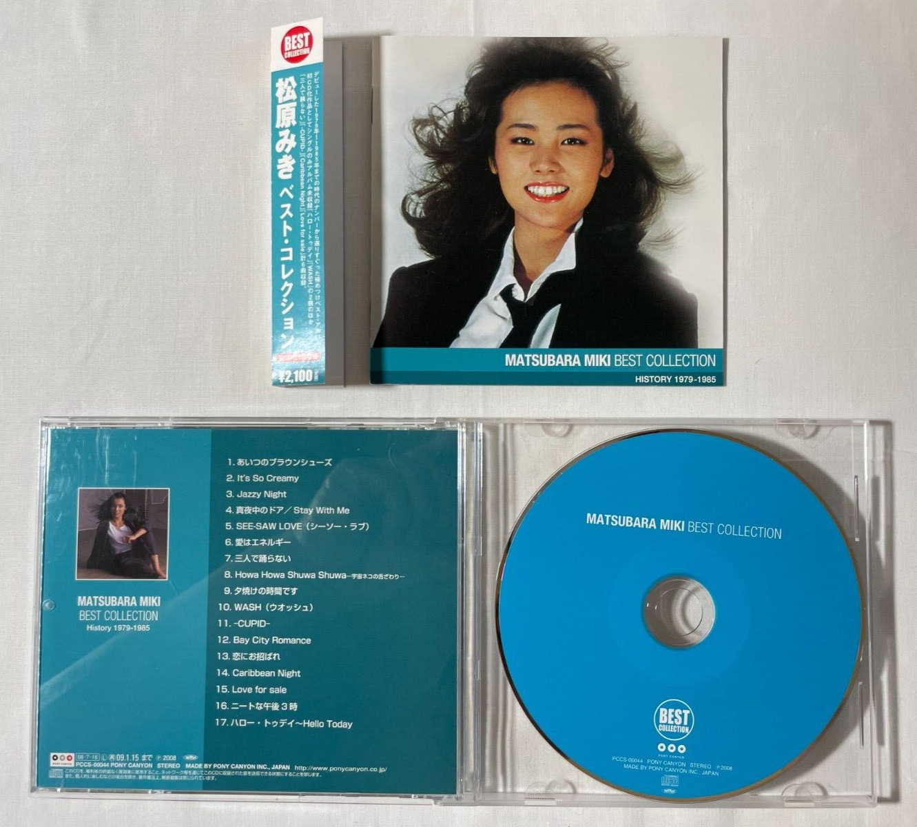 Matsubara Miki Best Collection CD Japan 2008 Pony Canyon