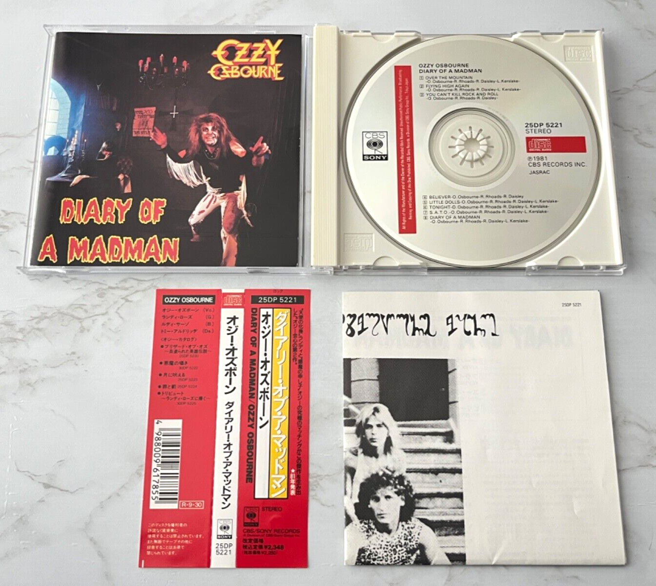 その他 4 Operatic Portraits [DVD] [Import] Ozzy Osbourne Diary Of A Madman CD JAPAN IMPORT! w/Obi 1988