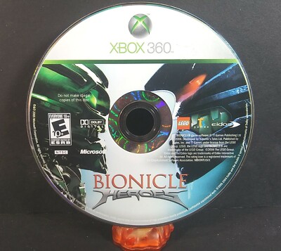 Bionicle Heroes (Microsoft Xbox 360, 2006) Disc Only