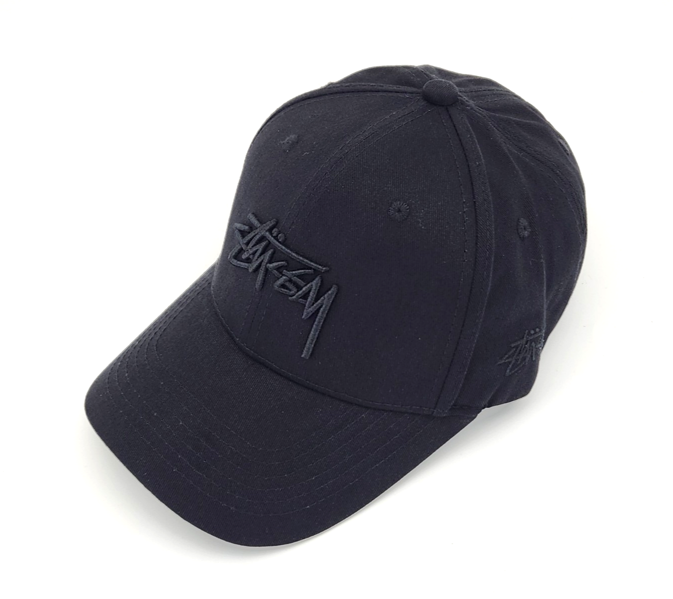 週末セール！stussy logo 5panel cap black Stussy 5 Panel Cap Black | Grailed