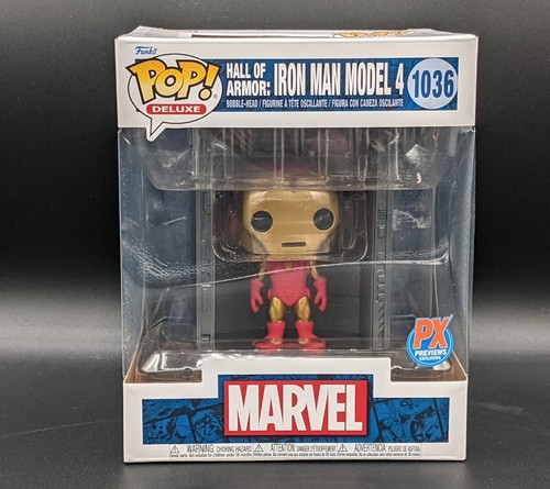 Funko POP! Marvel Deluxe PX Hall of Armor Iron Man Model 4