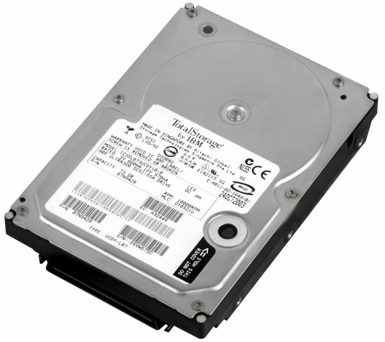 PCパーツ IBM 90p1319?73?GB 15?K RPM 3.5?&quot; U - 320?SCSI HDD s-l1200.jpg