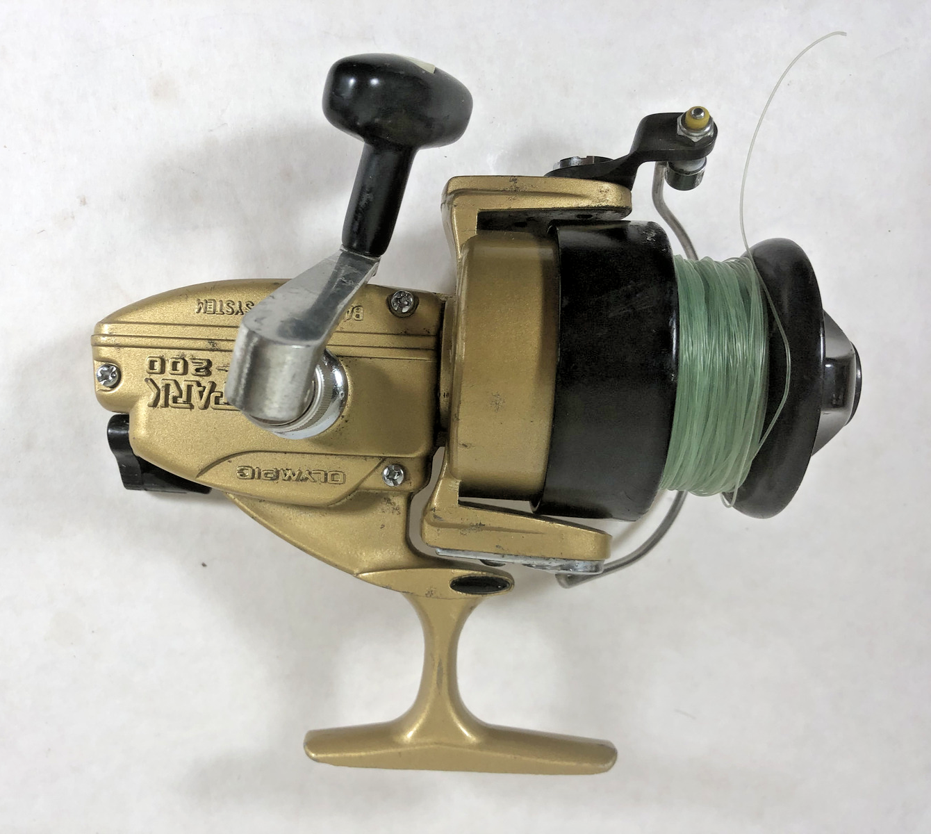 Olympic Spark 200 Spinning Reel Fishing Vintage (Parts or