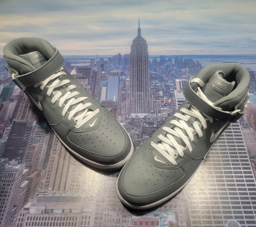 NIKE エアフォース1 ミッド NYC クールグレー DH5622-001 エア フォース 1 NIKE AIR FORCE MID QS NYC cool grey/white