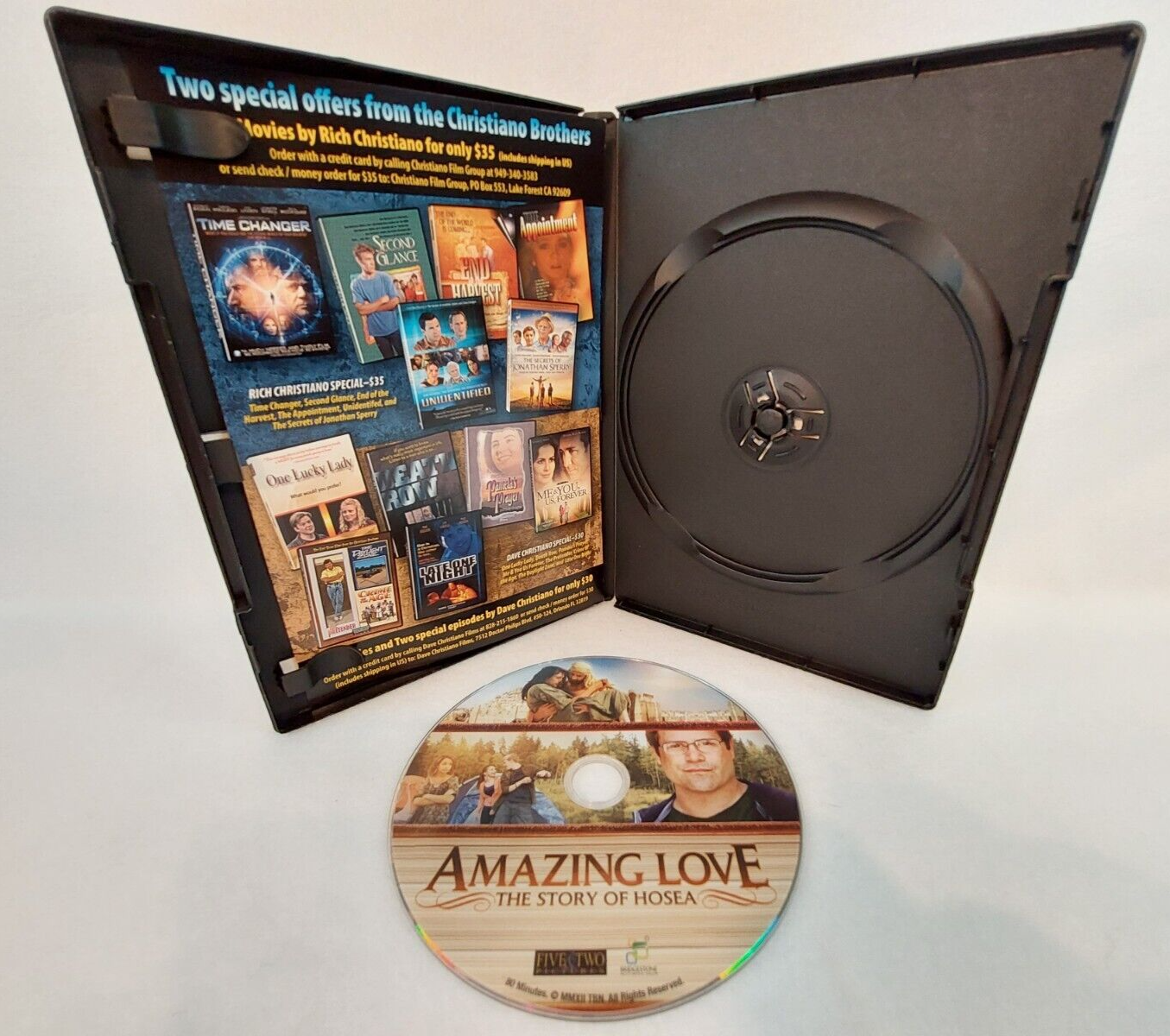 Amazing Love The Story of Hosea DVD Movie Sean Astin Patty
