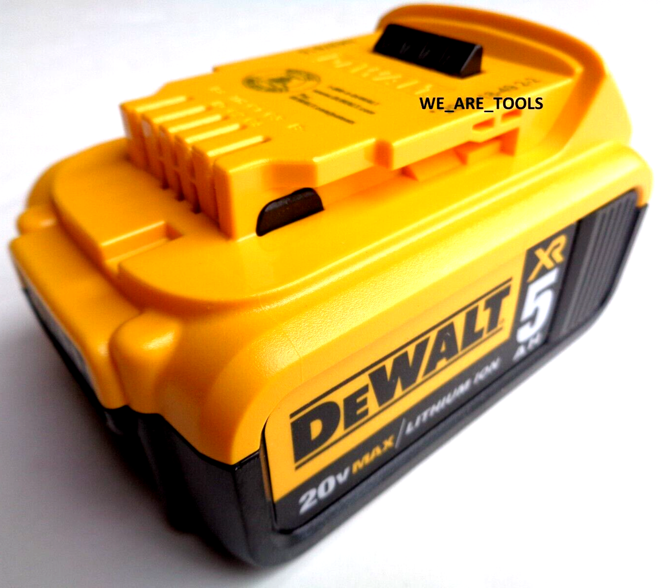 DeWalt DCW210 20V Cordless 5" Orbital Sander, DCB205 5.0 AH Battery 20 Volt