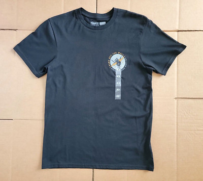 Vans Off The Wall Original Since Nineteen Sixty-Six Black Gray T-Shirt Size: M