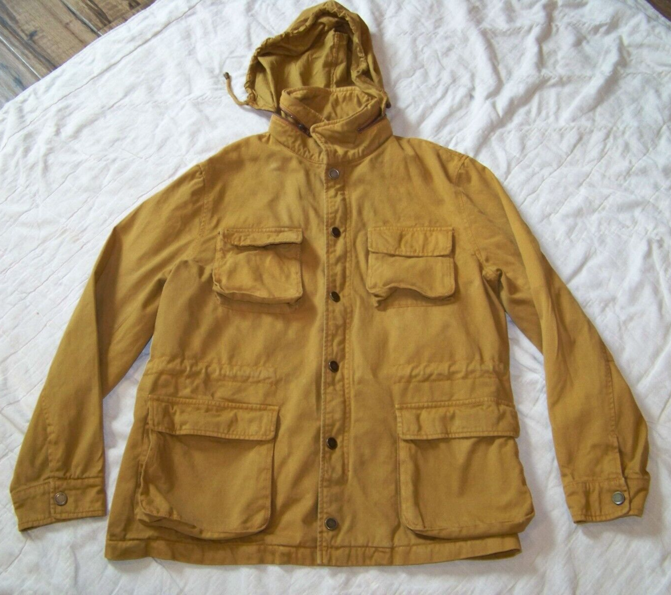 [新品]Stone  Men's Jacket Men's Slate & Stone Jacket - XL (Runs Small)- Zip & Snap