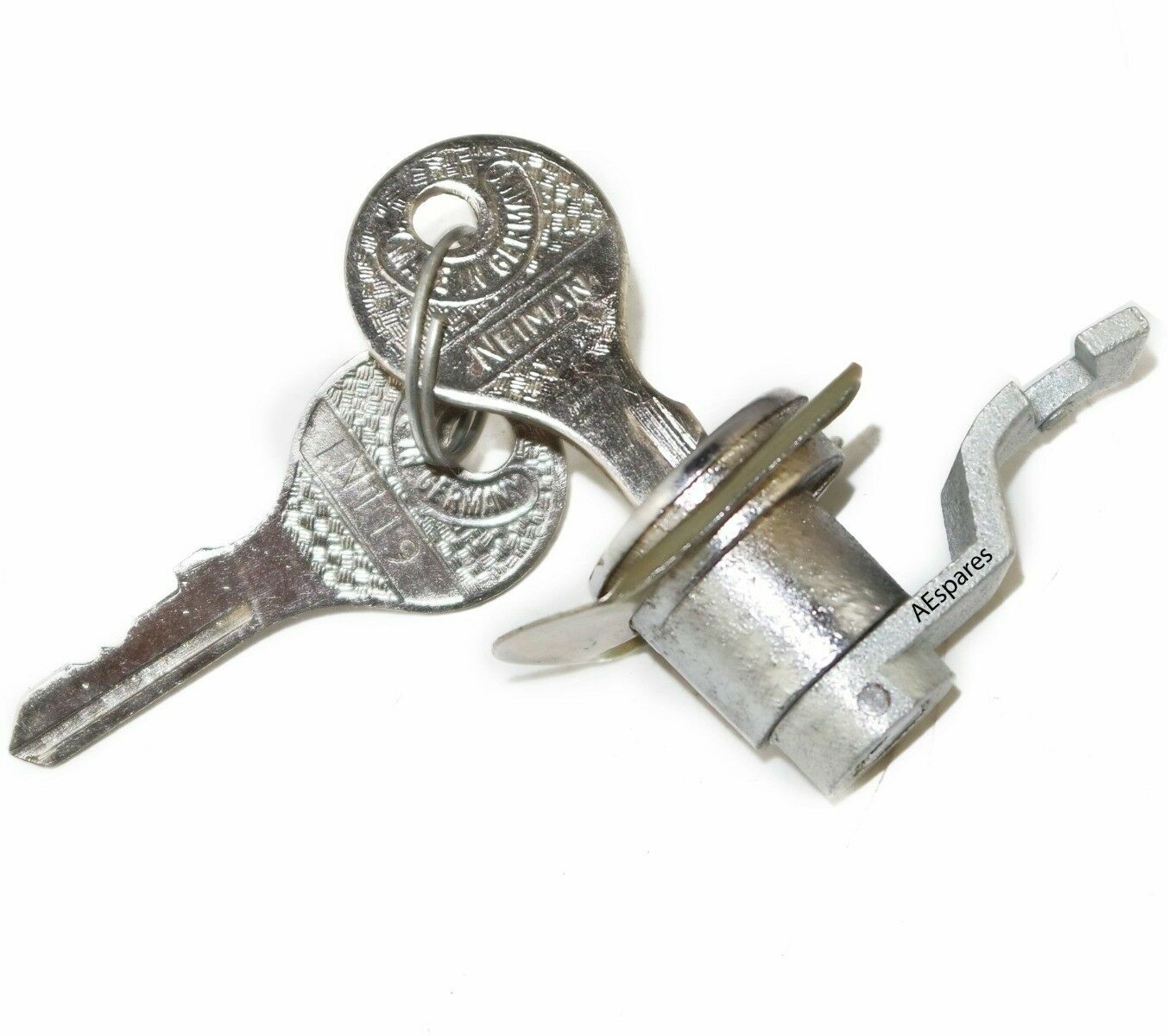 New Vespa Tool Box Lock Kit With Keys with U Plate 1964 Old Vespa Models 