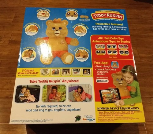 Teddy Ruxpin 2017 Storytelling Animated Bear Target Exclusive Original Outfit
