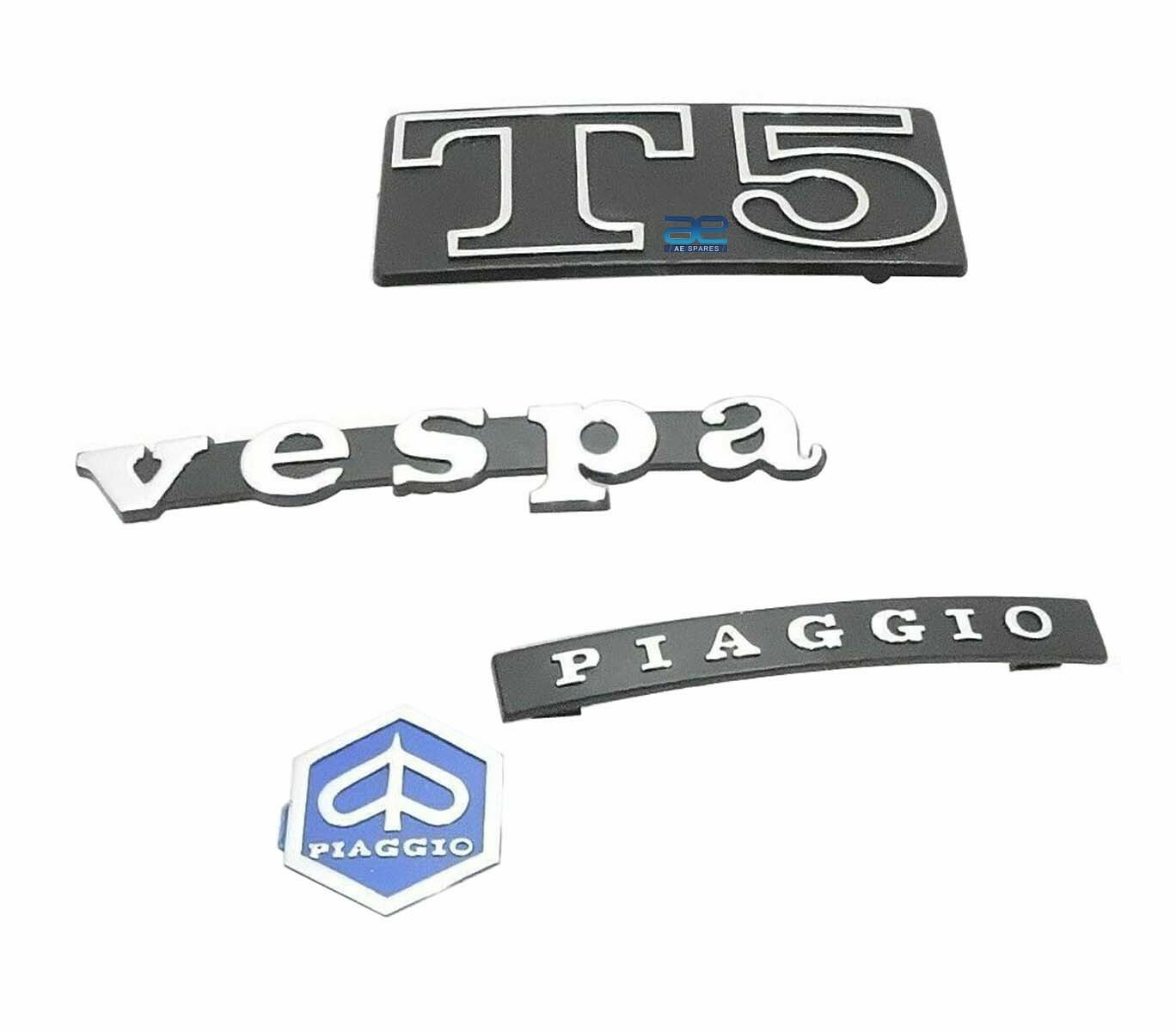 VESPA LML T5 HORN CASTING LEGSHIELD COWL BADGE KIT  