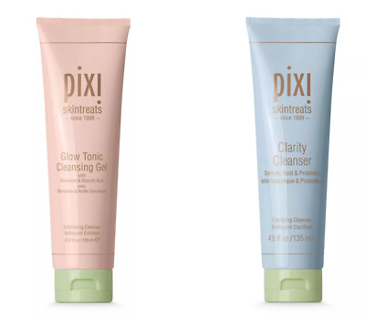 2 Pack: Pixi Glow Tonic Cleansing Gel Exfoliating + Glycolic Acid 4.6oz. ea. -3B