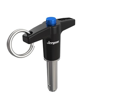 Jergens Quick-Release Pin (KLP), T-Handle, 8MM x 25MM, Alloy Steel