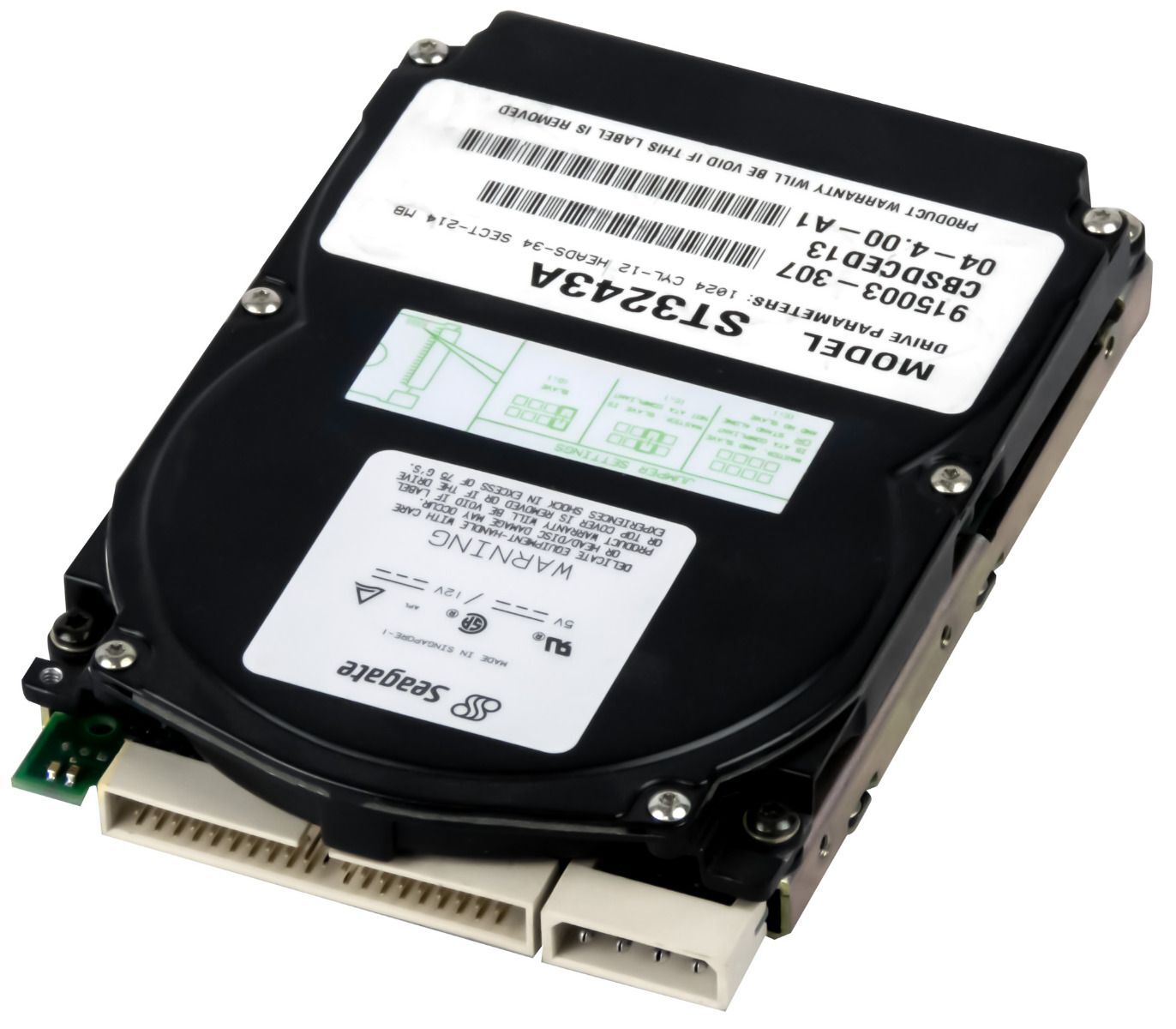 Hard Drive Conner CFS420A 420MB 32KB Cache 3600RPM ATA PATA Hard Drive Conner CFS420A 420MB 32KB Cache 3600RPM ATA PATA