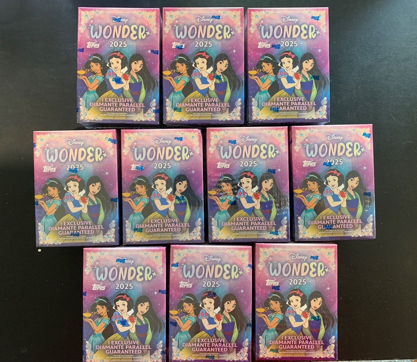 2025 Topps Disney Wonder Factory Sealed Blaster Box Lot Of 10