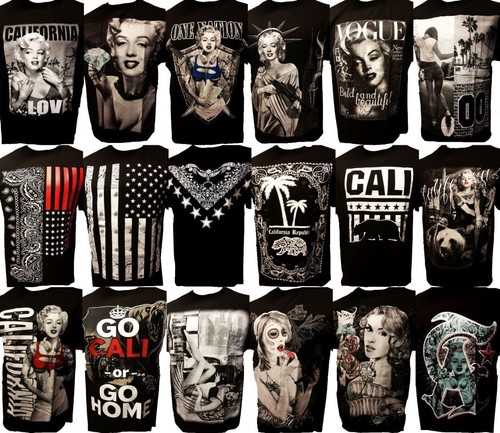 MARILYN MONROE BANDANA T-SHIRT NEW HIP HOP URBAN TEES