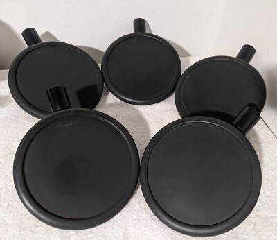 Lot of 5 Yamaha TP65 8'' Electronic Drum Pads Single Zone w/ Mounting Knobs 