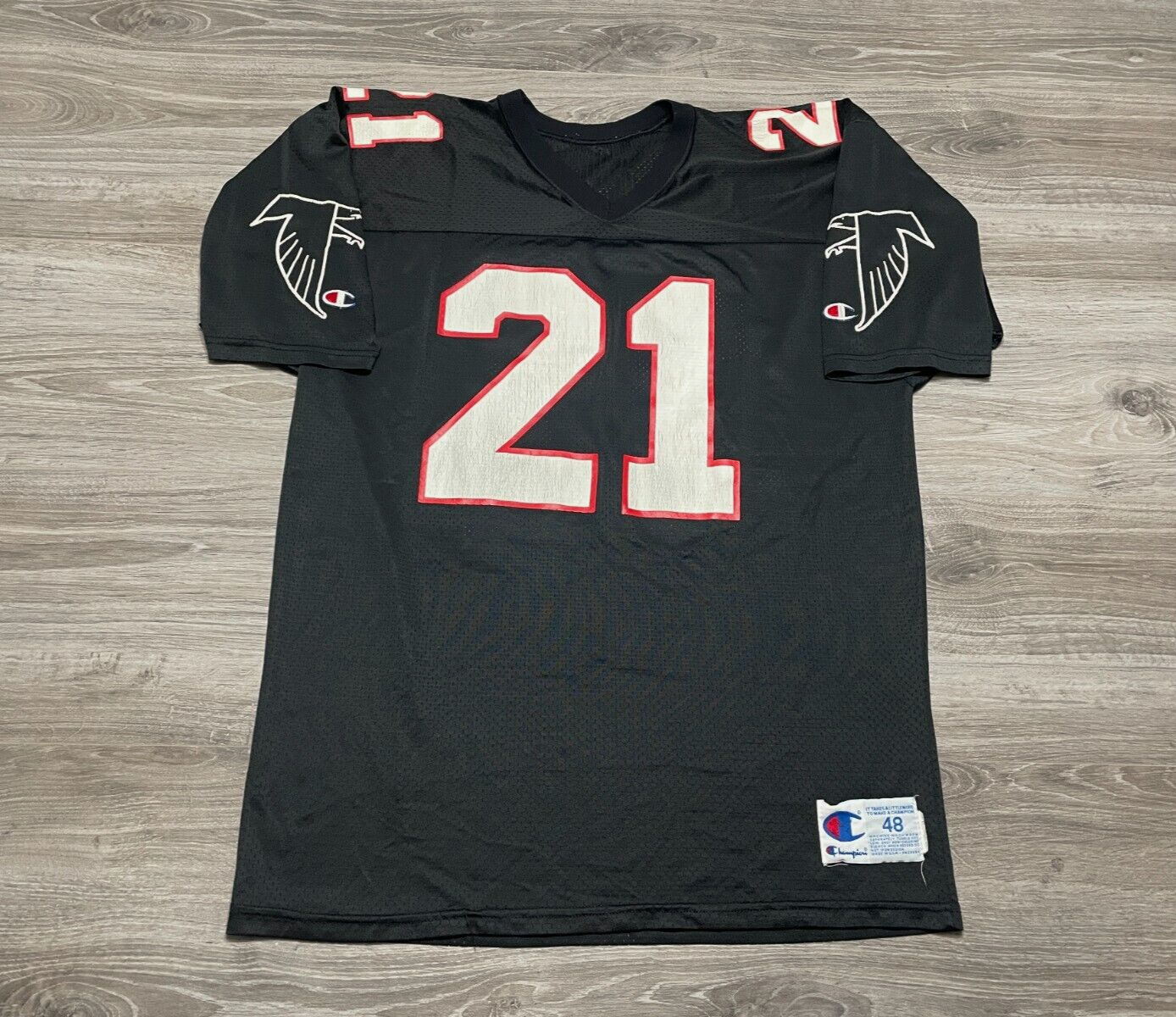 その他 DEION SANDERS ATLANTA FALCONS #21 jersey Deion Sanders Atlanta Falcons Nike Retired Player Game