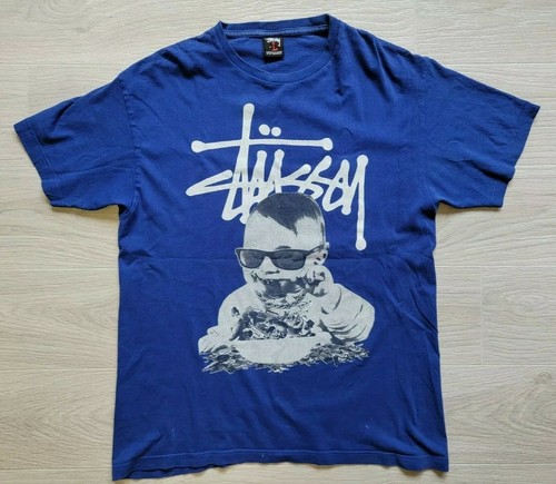 00's USA製 \"OLD STUSSY\" Kids Photo 00s OLD STUSSY/Kid`s Photo print Tee/S/キッズフォトプリントT