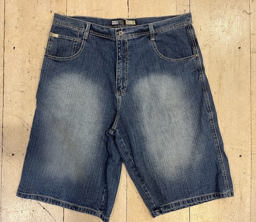 Vintage Southpole Denim Shorts Mens 42 Blue Jeans Baggy