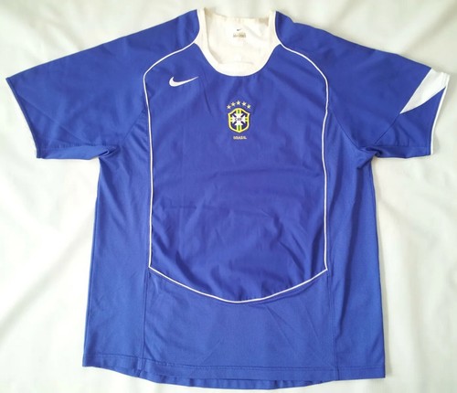 00's NIKE Brazil Team Game Shirt W杯 ロナウド Brazil National Soccer Team Ronaldinho Nike Jersey Size L | eBay