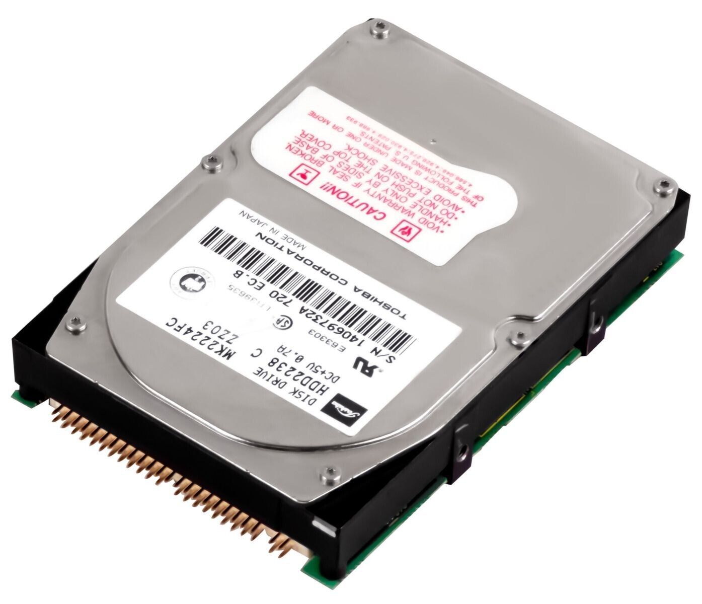 Hard Drive Toshiba MK2224FC 213MB 4200RPM 2MB ATA / IDE HDD2238 2.5 Hard Drive Toshiba MK2224FC 213MB 4200RPM 2MB ATA / IDE HDD2238 2.5