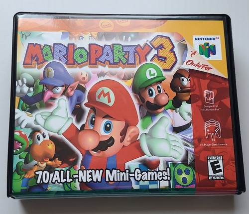 Mario Party 3本セット MINT MARIO PARTY 3 N64 Complete in Box Nintendo Japanese
