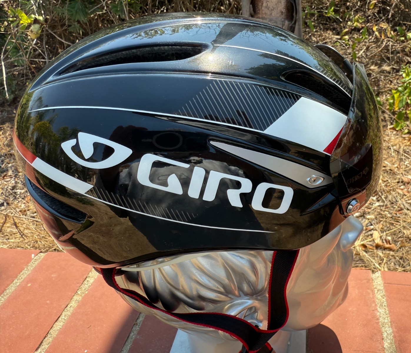 GIRO Air Attack Shield Bike Helmet Black/Red SMALL 51-55cm